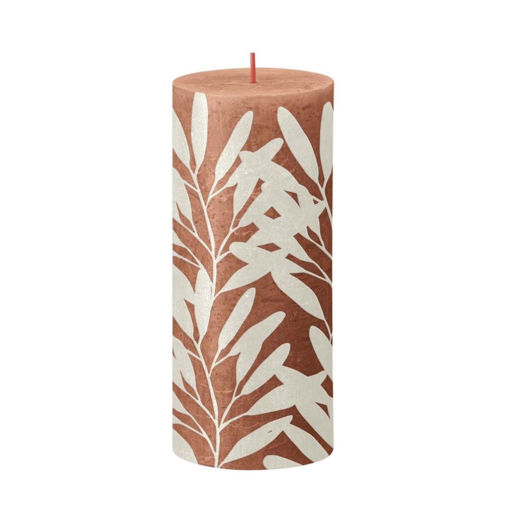 Bolsius Rusty Pink Sage Rustic Silhouette Candle 19cm x 7cm £9.89